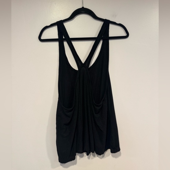 Black We the Free oversized pocket ribbed tank - Picture 4 of 4